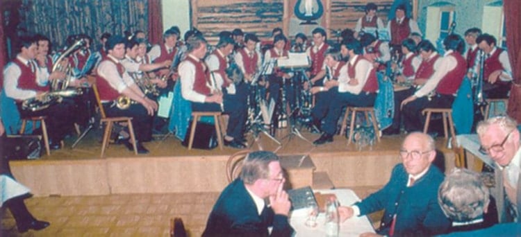 1973 Weihnachtskonzert im Gasthaus Linder