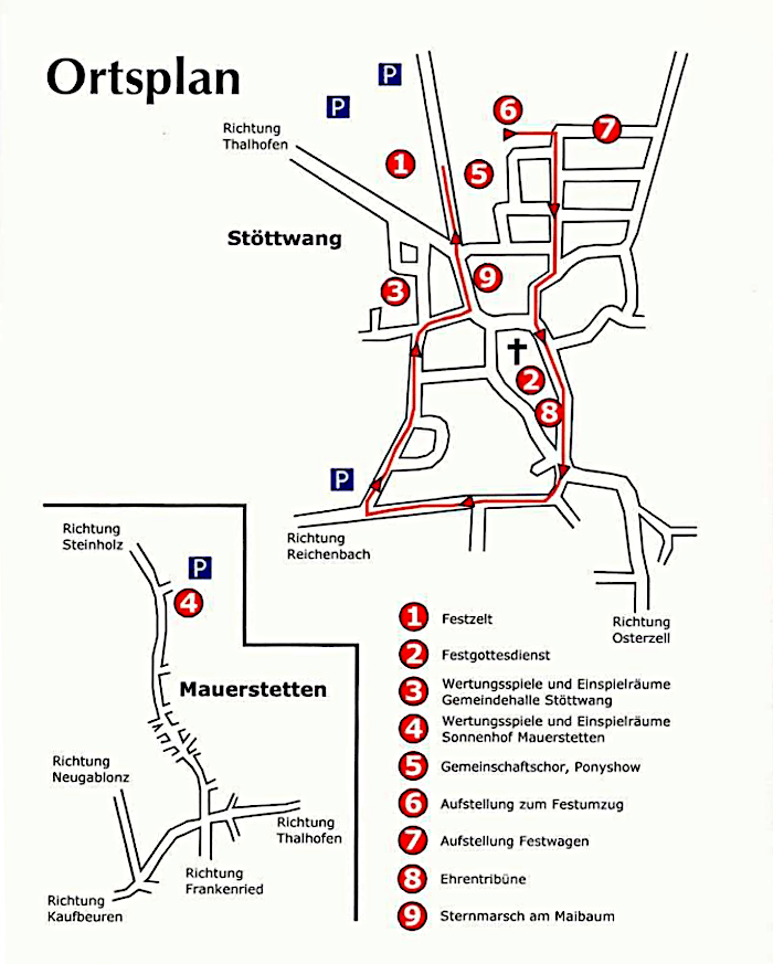 Lageplan 1981