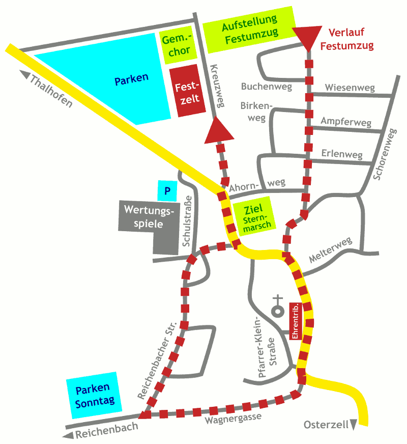 Lageplan 1981