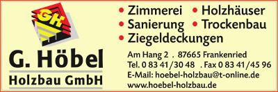 G. Höbel Holzbau