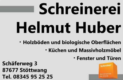 Schreinerei Helmut Huber